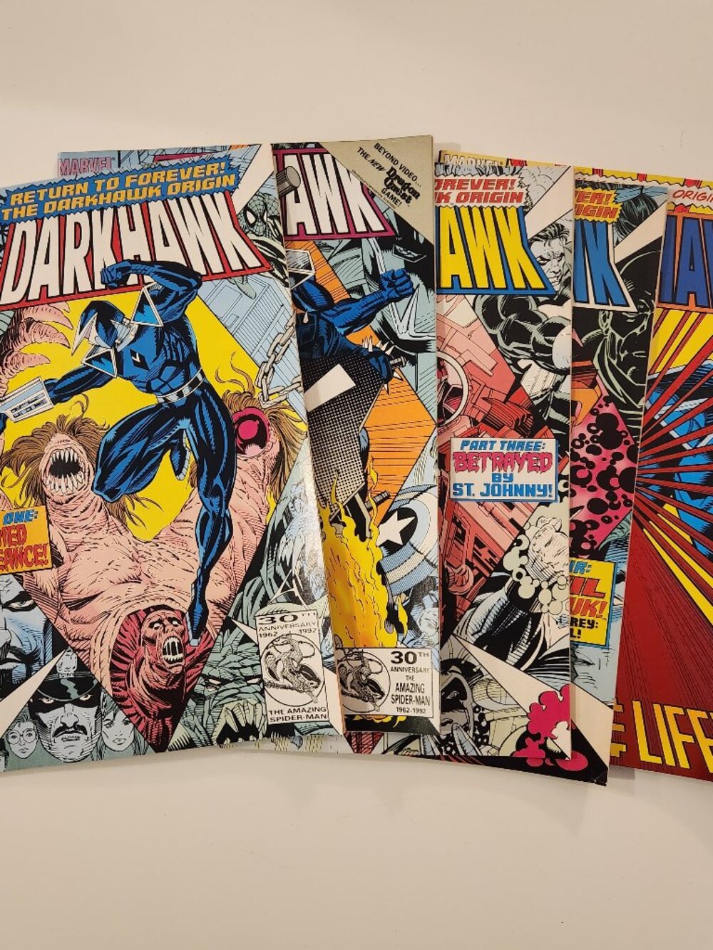 Lot Darkhawk Marvel Comic Books 21 22 23 24 25 1992 1993 Ghost Rider Run 90s